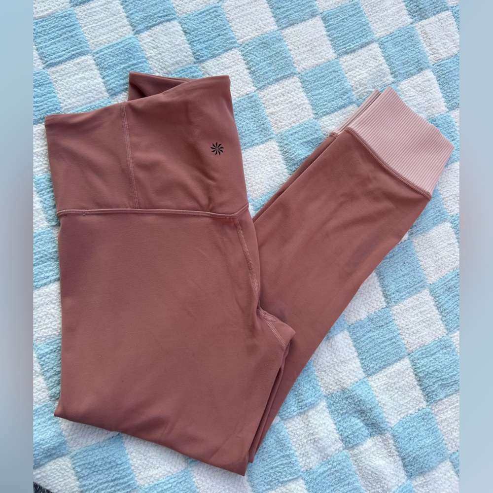 Athleta pale pink leggings